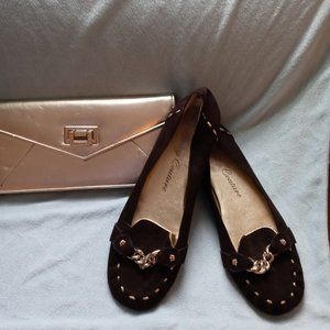 Juicy Couture  Suede Dark Brown Flats 10M
